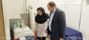 بازدید نوروزی رئیس مرکز بهداشت از مرکز خدمات جامع سلامت آقداش