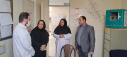 بازدید نوروزی سرپرست شبکه بهداشت و درمان ازمرکز خدمات جامع سلامت مهر سفلی