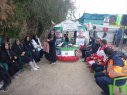 استقرار ایستگاه سلامت برای خدمت‌رسانی به شرکت‌کنندگان مراسم چهلم رهبر شهید انقلاب و سردار شهید پاکپور