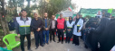 استقرار ایستگاه سلامت برای خدمت‌رسانی به شرکت‌کنندگان مراسم چهلم رهبر شهید انقلاب و سردار شهید پاکپور