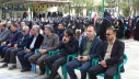 ادای احترام مسئولان و کارکنان دانشگاه علوم پزشکی به شهید سپهبد حاج محمد پاکپور