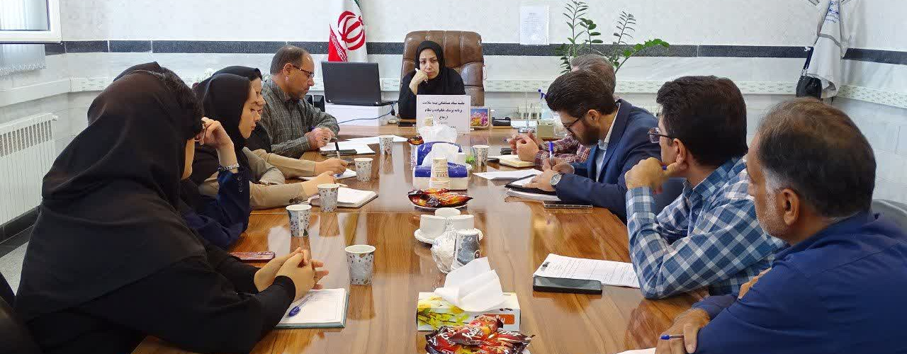 برگزاری جلسه ستاد هماهنگی بیمه سلامت و برنامه پزشک خانواده با محوریت ارتقای نظام ارجاع در شهرستان خنداب