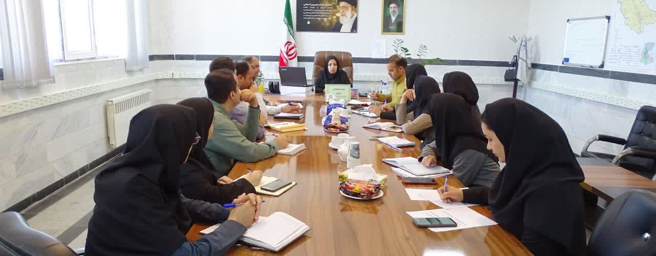 جلسه هماهنگی کمیته SDH در شبکه بهداشت و درمان شهرستان خنداب