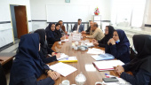 جلسه بررسی ساختار اداری و مالی شبکه بهداشت و درمان شهرستان خنداب