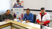 مانور دور میزی مدیریت بحران و بلایا در شبکه بهداشت و درمان شهرستان خنداب برگزار شد