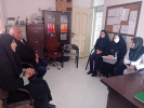 نشست مشترک تیم سلامت خدمات جامع سلامت مرکز سوزان با دهیار و شورای روستا