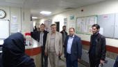 بازدید رئیس دانشگاه علوم پزشکی اراک از شبکه بهداشت و درمان و بیمارستان مهر شهرستان خنداب