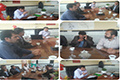 دیدار اعضای شورای اسلامی روستای دهچال با سرپرست شبکه بهداشت خنداب