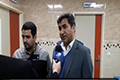 مصاحبه رئیس شبکه  در خصوص افتتاح بخش دیالیز بیمارستان مهر