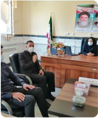دیدار مدیر آموزش و پرورش شهرستان خنداب با سرپرست شبکه بهداشت و درمان شهرستان خنداب