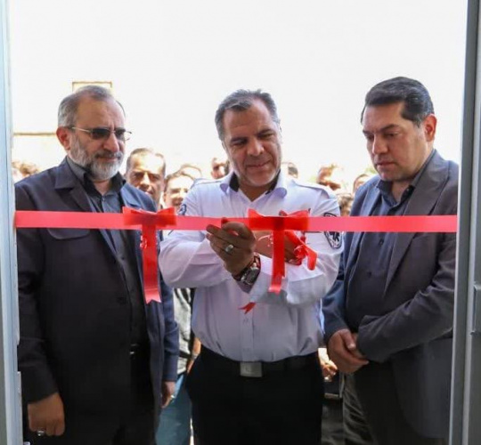 افتتاح پایگاه اورژانس ۱۱۵ شهید علی اصغر قربانی روستای آقداش همزمان با هفته دولت
