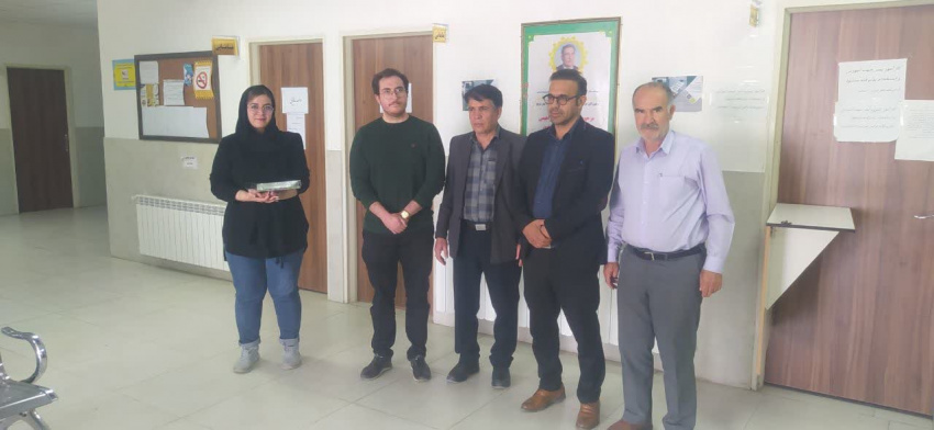 بازدید نوروزی در روز طبیعت از مرکز خدمات جامع سلامت خنداب