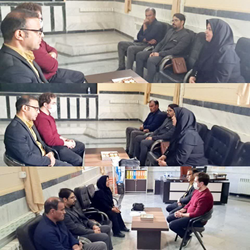 بازدید رئیس گروه بیماری‌های معاونت بهداشتی دانشگاه علوم پزشکی اراک از شبکه بهداشت و درمان خنداب
