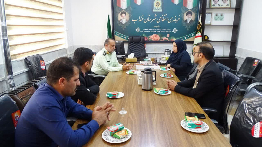 قدردانی شبکه بهداشت و درمان خنداب از تلاش‌های یاران امنیت شهرستان