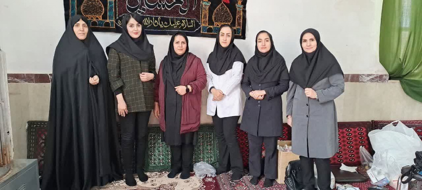 برگزاری اردوی جهادی شهید رهنمون به مناسبت دهه مبارک فجر در روستای ابراهیم آباد