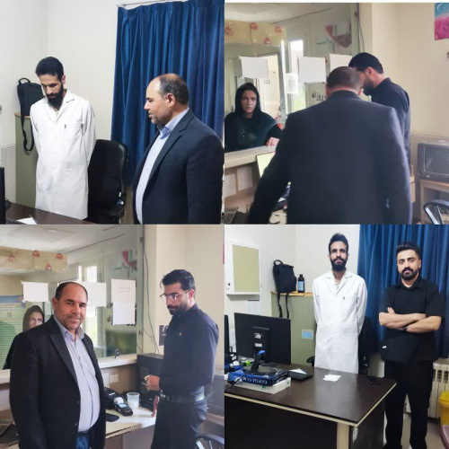 بازدید سرزده رئیس مرکز بهداشت از مرکز خدمات جامع سلامت شبانه‌روزی جاورسیان