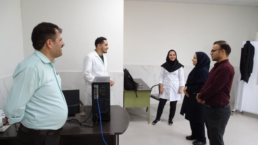 بازدید میدانی مدیر شبکه بهداشت و درمان شهرستان خنداب از مرکز خدمات جامع سلامت دهچال