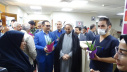 آیین تجلیل از پرستاران به مناسبت میلاد حضرت زینب (س)  و روز پرستار در بیمارستان شهرستان خنداب