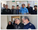بازدید مسئولین از بیمارستان مهر خنداب