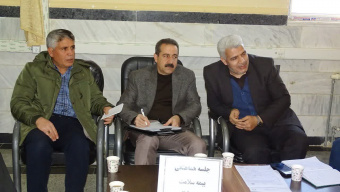 جلسه مشترک بیمه سلامت استان و شبکه بهداشت خنداب برگزار شد
