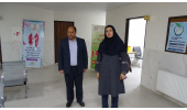 بازدید رئیس آزمایشگاه معاونت بهداشتی دانشگاه علوم پزشکی اراک از واحد نمونهگیری دهچال