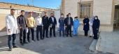 برگزاری مانور آتش‌سوزی و تخلیه اضطراری در بیمارستان مهر شهرستان خنداب