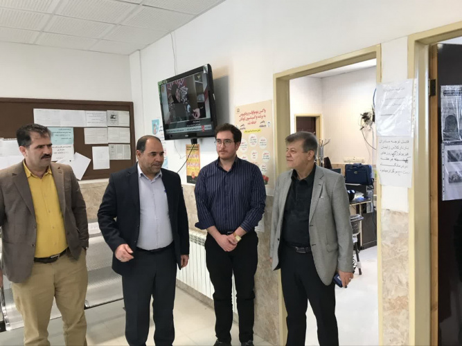 بازدید نوروزی معاون بهداشت دانشگاه علوم پزشکی اراک از مراکز بهداشتی خنداب و جاورسیان