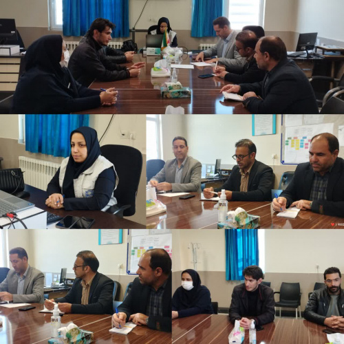برگزاری جلسه مدیریت بحران بیمارستان مهر خنداب