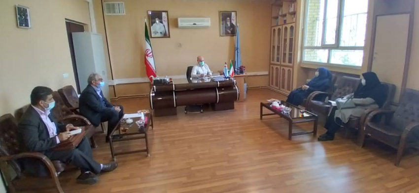 گزارش تصویری جلسه با جناب آقای صالحی معاون حقوق عامه دادگستری استان مرکزی