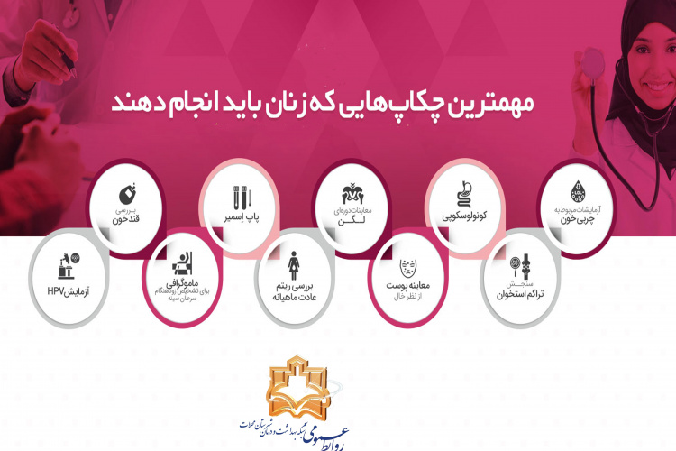 آگاهی کلید سلامت زنان/مهمترین چکاپ هایی که زنان باید انجام دهند