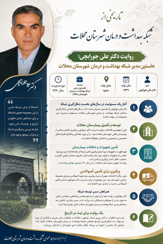 تاریخ شفاهی شبکه بهداشت و درمان شهرستان محلات