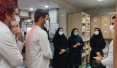 بازدید سر زده معاون اموزشی دانشکده پرستاری از بخش های بیمارستان امیرکبیر و حضرت ولیعصر (عج)