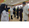 بازدید سر زده ریاست دانشکده پرستاری از بخش های مرکز آموزشی و درمانی امیرالمومنین