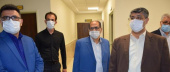 بازدید جناب آقای دکترکریمی نماینده مردم اراک، خنداب و کمیجان در مجلس شورای اسلامی که به همراه رییس دانشگاه علوم پزشکی اراک و مدیرکل بنیاد شهید و امور ایثارگران استان مرکزی