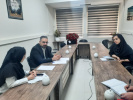 جلسه ریاست دانشکده با خانم دکتر شیخ حسنی و خانم دکتر محبی نیا رسیدگی به دانشجوهای بین الملل