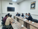 جلسه ریاست دانشکده و مدیر امور عمومی مجتمع الغدیر با آقایان نجفی و عزیزی جهت پیگیری لابراتوار
