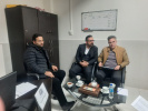 جلسه برگزاری رئیس دانشکده دندانپزشکی ،دکتر مهدی حیدری زاده با حضور مسئول مالی مجتمع الغدیر