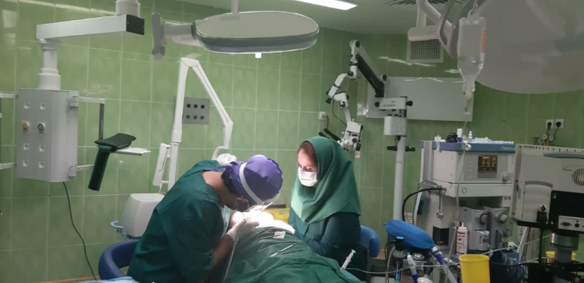 انجام خدمات دندانپزشکی  برای کودکان CP تحت بیهوشی توسط متخصصین دانشکده دندانپزشکی