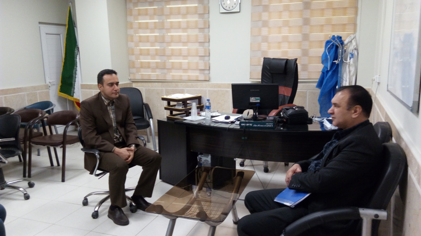 جلسه مشترک معاون آموزشی دانشگاه با ریاست دانشکده دندانپزشکی