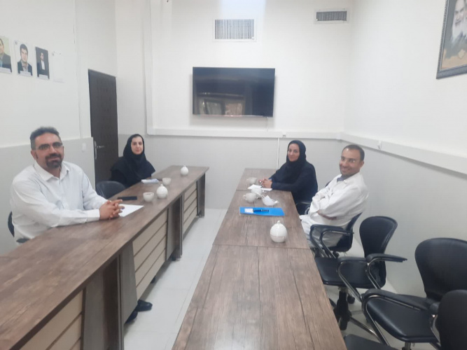 جلسه رئیس دانشکده با معاون آموزشی دانشکده