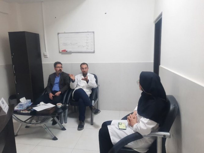 جلسه هماهنگی شرح وظایف سرپرستار جدید دانشکده سرکار خانم قاسمی