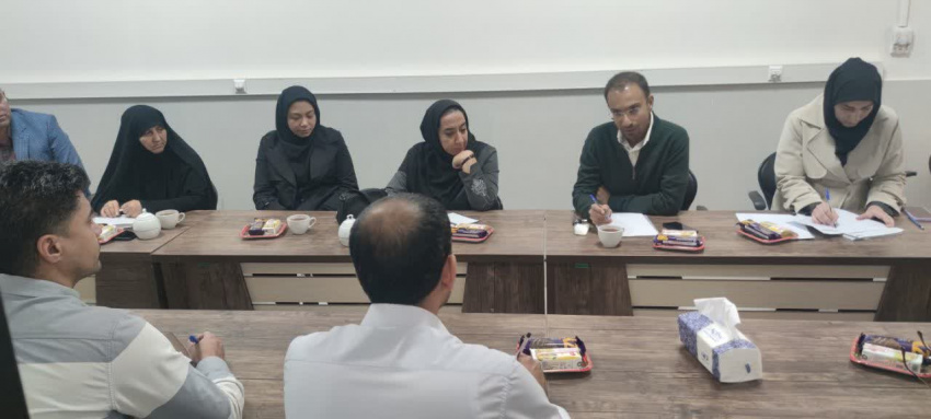 جلسه توجیهی کادر اداری دانشگاه جهت برگزاری  آزمون جامع عملی صلاحیت بالینی