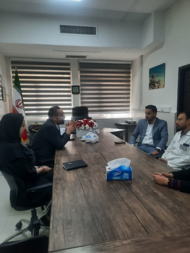 برگزاری جلسه ریاست دانشکده با حضور مدیر امور بین الملل