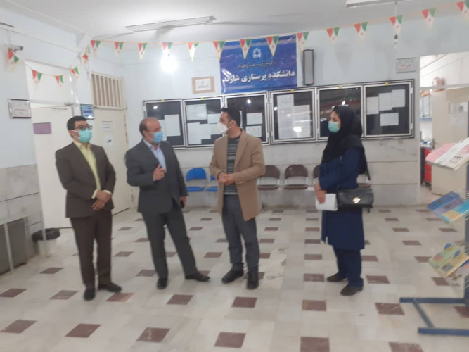 بازدید فرماندار محترم شازند به همراه معاونت فرمانداری و هیأت همراه از دانشکده پرستاری شازند