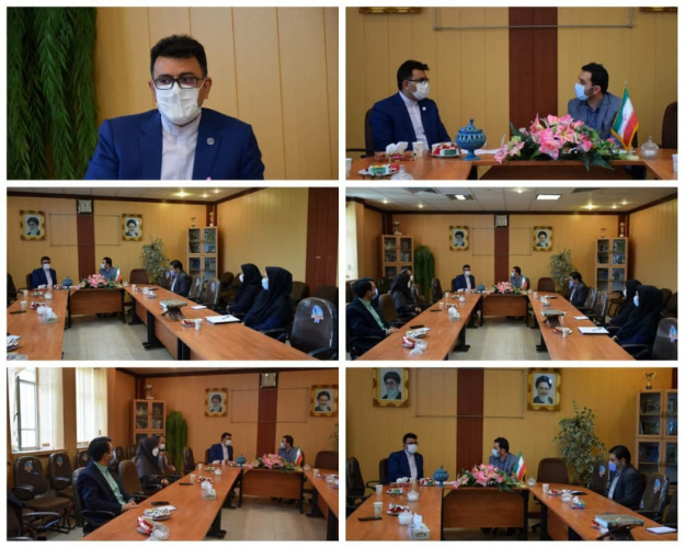 بازدید ریاست محترم دانشگاه علوم پزشکی و معاونت محترم آموزشی و هیات همراه از دانشکده پرستاری شازند