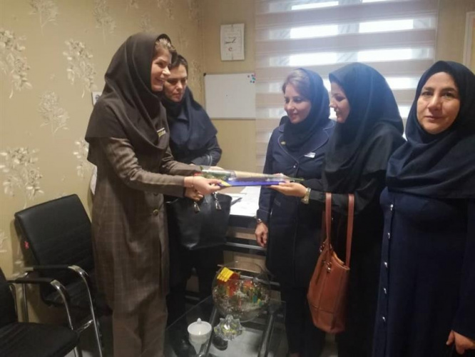 بازدید از بیمارستان خصوصی سینا و تقدیر و تشکر از همکاران  به مناسبت روز آمار