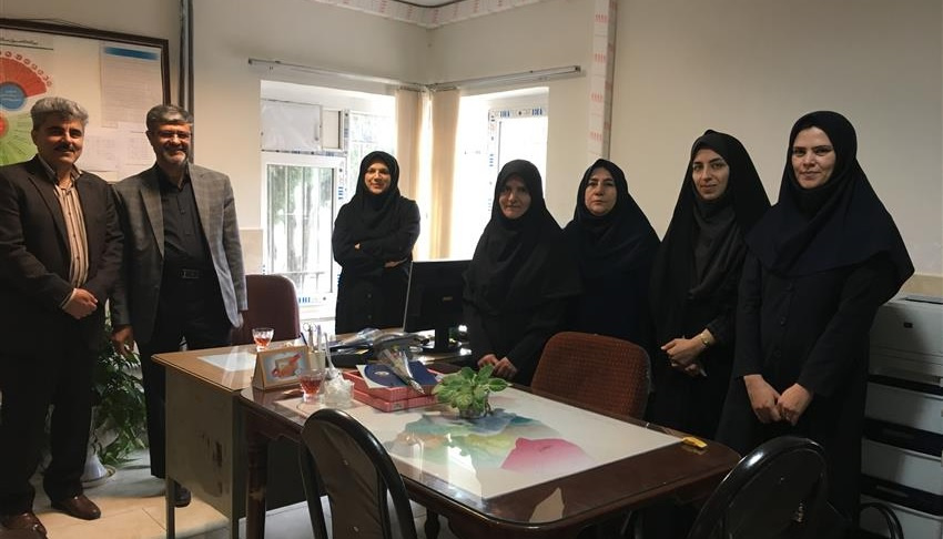 بازدید مدیریت آمار و فن آوری اطلاعات دانشگاه و کارشناسان آمار ستاد  از واحدهای آمار مراکز آموزشی و درمانی و مرکز بهداشت شهرستان اراک