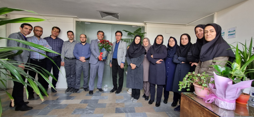 مراسم تجلیل و قدردانی از زحمات همکار محترم جناب آقای مهندس عرب