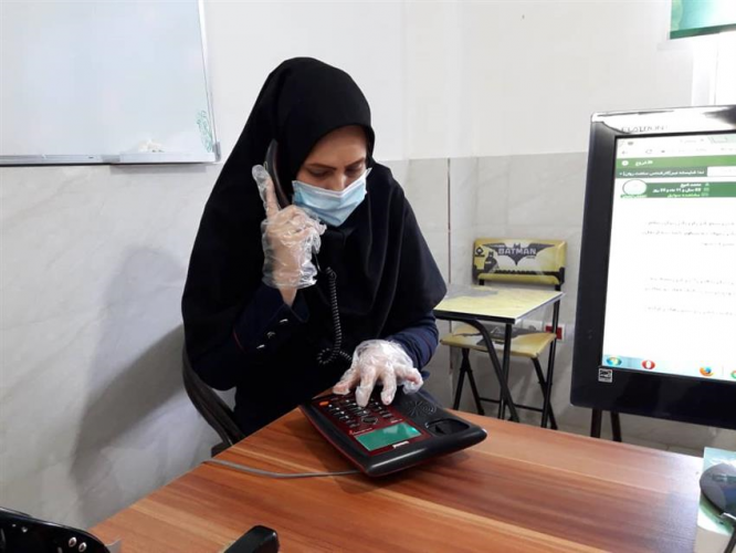 غربالگری فعال تلفنی جمعیت تحت پوشش مناطق شهری و روستایی