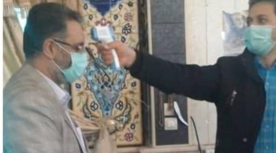 چیدمان میز خدمت در هفته ملی سلامت مردان